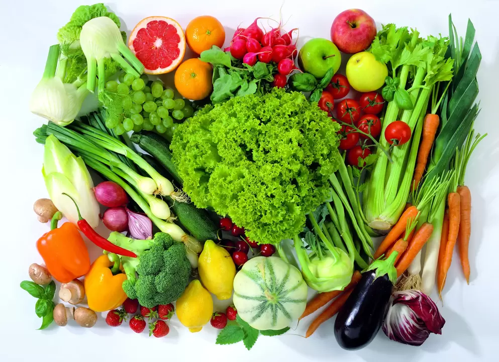fruits et légumes pour la puissance