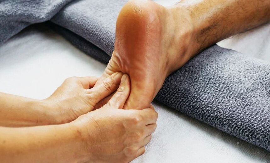 Massage des pieds pour le pouvoir